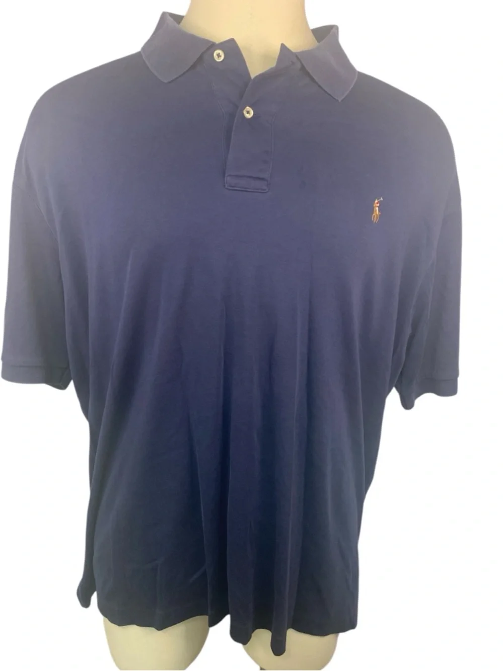 Polo by Ralph Lauren Navy Short-Sleeve Polo Shirt Men’s 3XB Big